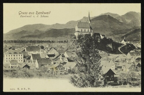 Gruss aus Rankweil : Rankweil v. d. Schanz