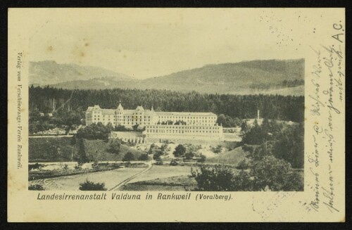 Landesirrenanstalt Valduna in Rankweil (Vorarlberg).