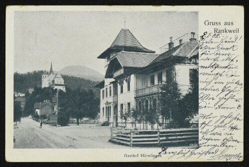 Gruss aus Rankweil : Gasthof Hörnlingen