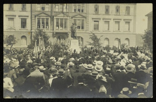 Vierzig Jahre Turnverein Bregenz, Veranstaltung am Kornmarktplatz