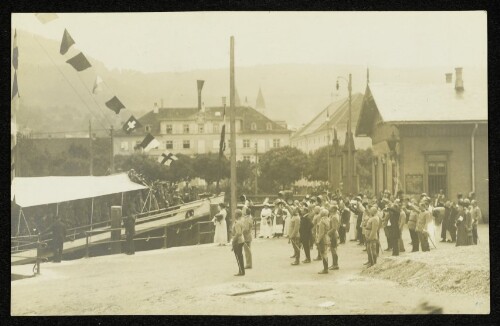 Empfang der deutschen Verbündeten am Geburtstag von Kaiser Franz Joseph I.