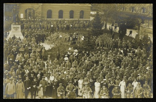 Bregenz, Treffen von österreichischen und deutschen verwundeten Soldaten