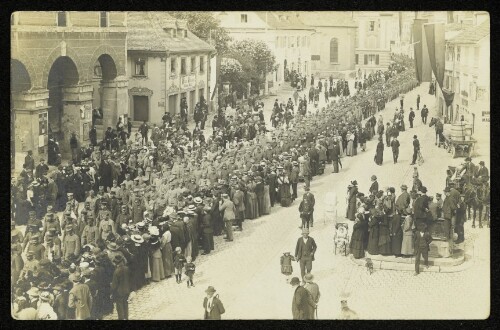 Bregenz, Treffen von österreichischen und deutschen verwundeten Soldaten