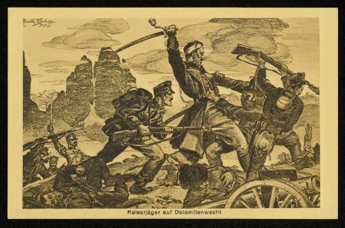 Kaiserjäger auf Dolomitenwacht : 1816 k.u.k. Tiroler-Kaiser-Jäger-Regiment 1916