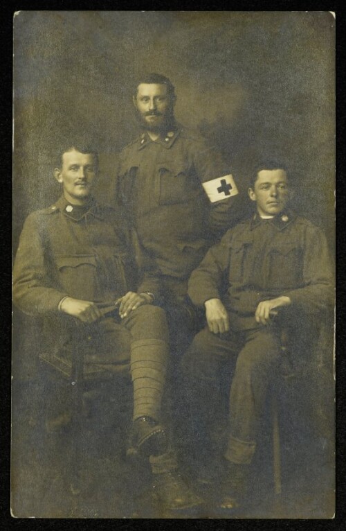 Erster Weltkrieg, drei Standschützen aus dem Baon Bregenz