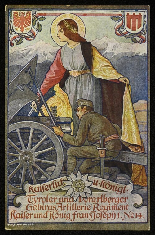 Kaiserlich u. Königl. Tyroler und Vorarlberger Gebirgs Artillerie Regiment Kaiser und König Franz Joseph 1. No. 14