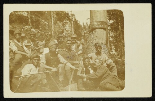 Erster Weltkrieg, Standschützen aus dem Baon Bregenz