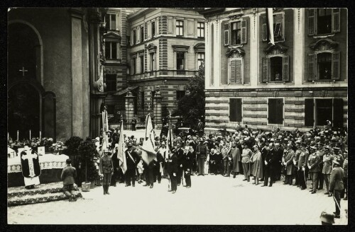 Gedenktafelenthüllung des Regiments Rainer in Bregenz