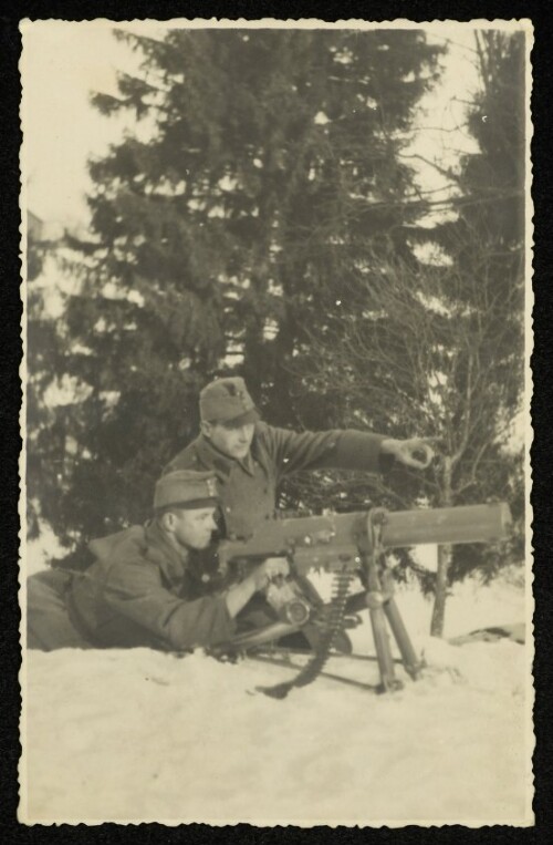 Soldaten auf Manöver