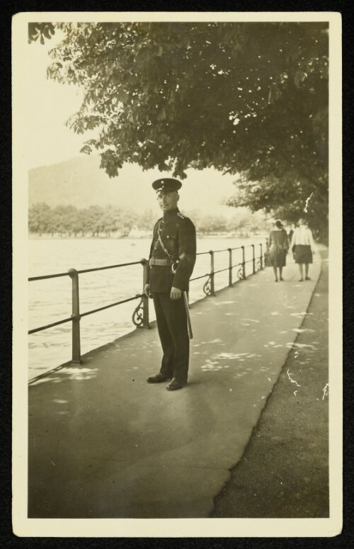 Offizier des Bundesheeres am Bodensee