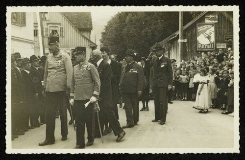 Erzherzog Eugen in Bregenz