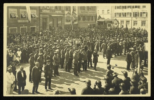 Kundgebung des Heimatdienstes in Bregenz
