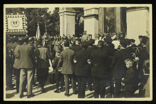 Fahnenweihe der Heimatwehr in Bregenz