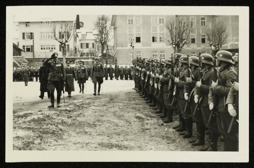 Appell in der Bregenzer Kaserne