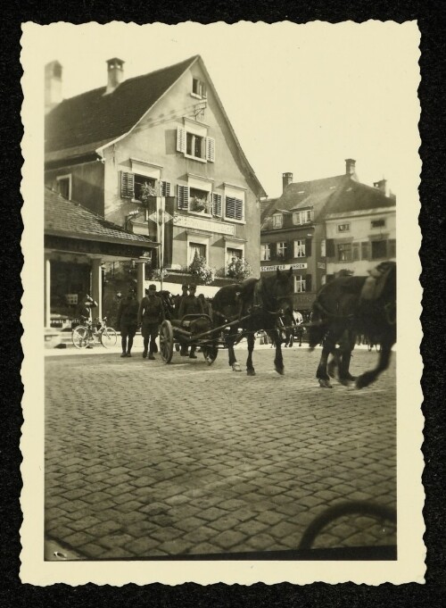 Deutsche Soldaten in Bregenz