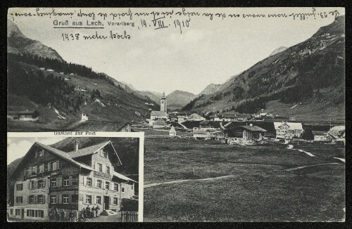 Gruß aus Lech, Vorarlberg : [Korrespondenzkarte]