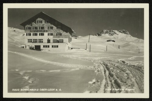 Haus Sonnenburg Ober-Lech a. A.