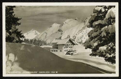 Sporthotel  Sonnenburg  Oberlech 1700 m