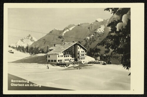 Sonnenburg Oberlech am Arblerg
