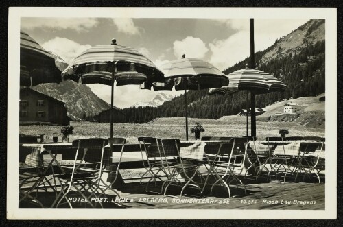 Hotel Post, Lech a. Arlberg, Sonnenterrasse