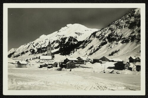 Wintersportplatz Lech 1447 m (Vorarlberg)