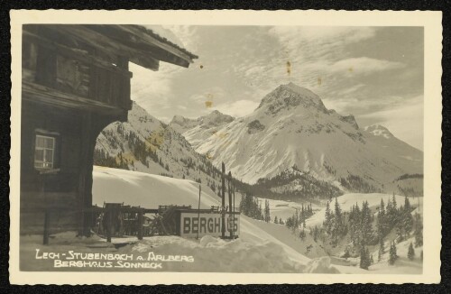 Lech-Stubenbach a. Arlberg Berghaus Sonneck