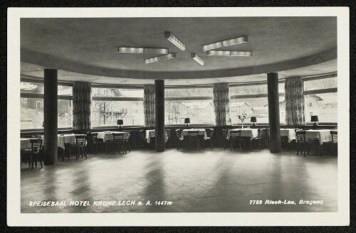 Speisesaal Hotel Krone Lech a. A. 1447 m