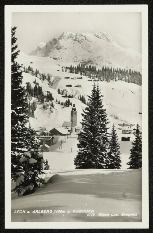 Lech a. Arlberg 1450 m g. Karhorn
