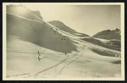Arlberg Abfahrt v. Madloch-Joch Lech