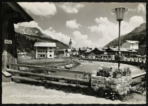 Lech a. Arlberg 1447 m mit Karhorn