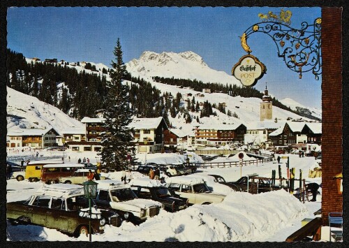 [Skiparadies Lech am Arlberg (1450 m) gegen Karhorn (2392 m)]