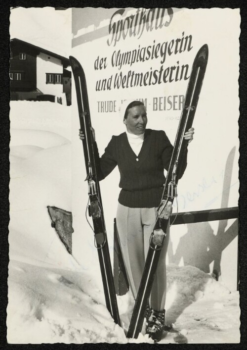Gasthaus der Olympiasiegerin und Weltmeisterin Trude Jochum Beiser