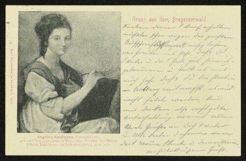 Gruss aus dem Bregenzerwald : [Correspondence]