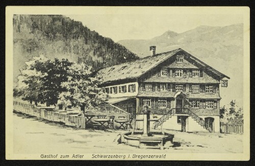 Gasthof zum Adler : Schwarzenberg i. Bregenzerwald