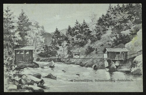 Drahtseilfähre, Schwarzenberg - Andelsbuch