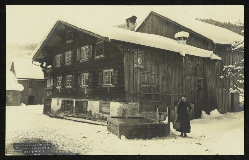 Wintersportplatz Schwarzenberg Breg. Wald. altes Bauernhaus