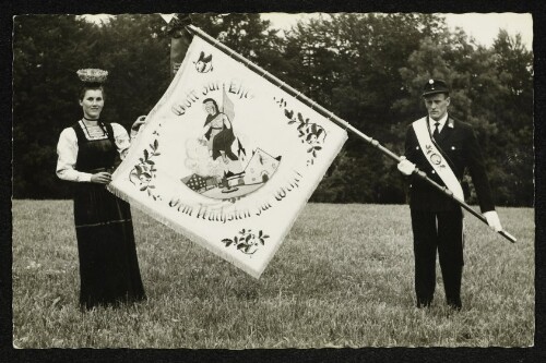 Schützenfahne in Schwarzenberg