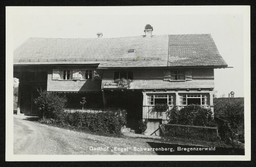 Gasthof  Engel  Schwarzenberg, Bregenzerwald