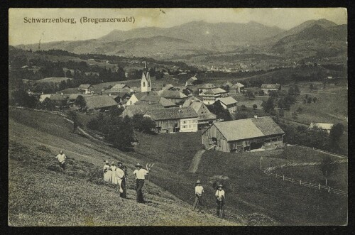 Schwarzenberg, (Bregenzerwald) : [Postkarte. Weltpostverein. Carte Postale...]