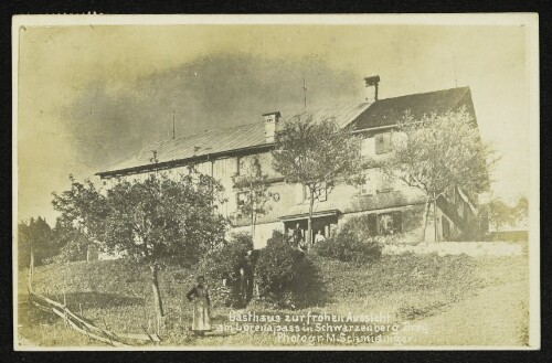 Gasthaus zur frohen Aussicht am Lorenapass in Schwarzenberg Breg.