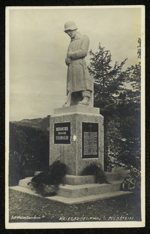 Kriegerdenkmal in Bildstein