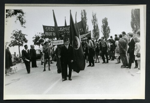 Kundgebung der Sozialistischen-Bodensee-Internationale in Arbon 1953