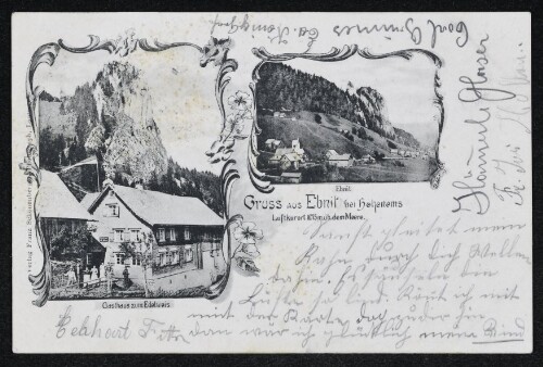 Gruss aus Ebnit bei Hohenems