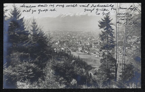 Dornbirn mit Säntis