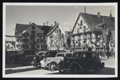 Dornbirn, Marktplatz vor der Volksabstimmung 1938