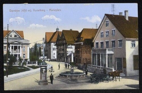 Dornbirn (430 m), Vorarlberg - Marktplatz