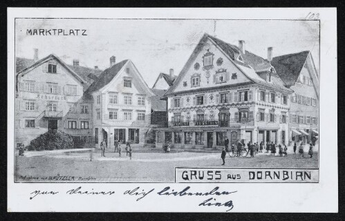 Gruss aus Dornbirn : Marktplatz