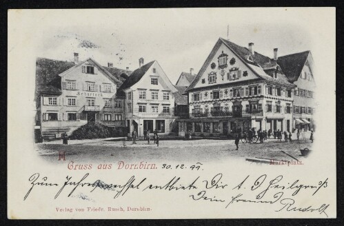 Gruss aus Dornbirn : Marktplatz