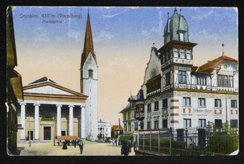 Dornbirn, 430 m (Vorarlberg) Marktplatz