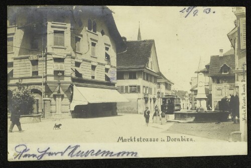 Marktstrasse in Dornbirn.